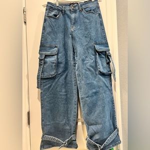 Fashion Nova cargo jeans